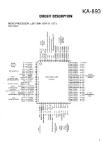 Preview for 7 page of Kenwood KA-893 Service Manual