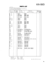 Preview for 35 page of Kenwood KA-893 Service Manual