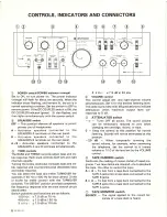 Предварительный просмотр 6 страницы Kenwood KA-907 Instruction Manual