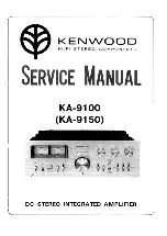 Предварительный просмотр 1 страницы Kenwood KA-9100 Service Manual