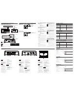 Предварительный просмотр 2 страницы Kenwood KAC-1502S Instruction Manual