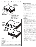 Предварительный просмотр 3 страницы Kenwood KAC-314 Instruction Manual