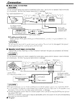 Предварительный просмотр 6 страницы Kenwood KAC-428S Instruction Manual