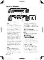 Предварительный просмотр 24 страницы Kenwood KAC-5204 - 350 Watt Max Power Stereo Amplifier Instruction Manual