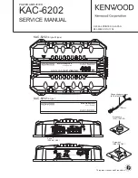 Предварительный просмотр 1 страницы Kenwood KAC-6202 Service Manual