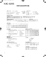 Предварительный просмотр 4 страницы Kenwood KAC-629S Service Manual