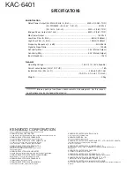 Предварительный просмотр 10 страницы Kenwood KAC-6401 Service Manual