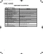 Предварительный просмотр 2 страницы Kenwood KAC-649S Service Manual