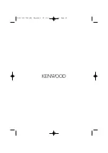 Preview for 40 page of Kenwood KAC-7201 Instruction Manual