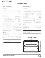 Предварительный просмотр 14 страницы Kenwood KAC-7204 Service Manual