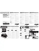 Kenwood KAC-7205 Instruction Manual preview