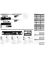 Preview for 2 page of Kenwood KAC-7205 Instruction Manual