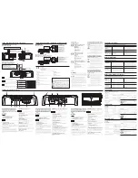 Предварительный просмотр 2 страницы Kenwood KAC-7406 Instruction Manual