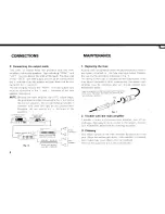 Preview for 6 page of Kenwood KAC-801 Instruction Manual