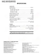 Предварительный просмотр 12 страницы Kenwood KAC-8101D Service Manual