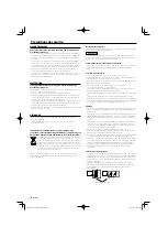 Предварительный просмотр 8 страницы Kenwood KAC-8103D - Amplifier Instruction Manual