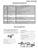 Предварительный просмотр 3 страницы Kenwood KAC-8103D - Amplifier Service Manual