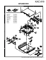 Предварительный просмотр 5 страницы Kenwood KAC-819 Service Manual