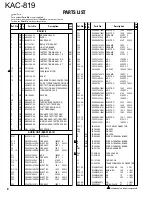 Предварительный просмотр 6 страницы Kenwood KAC-819 Service Manual