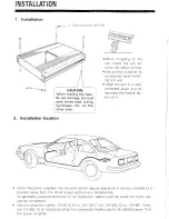 Предварительный просмотр 3 страницы Kenwood KAC-821 Instruction Manual