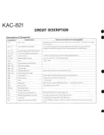 Предварительный просмотр 5 страницы Kenwood KAC-821 Service Manual