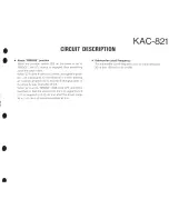 Предварительный просмотр 6 страницы Kenwood KAC-821 Service Manual