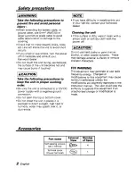 Preview for 2 page of Kenwood KAC-827 Instruction Manual