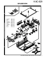 Предварительный просмотр 5 страницы Kenwood kac-829 Service Manual