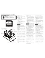 Предварительный просмотр 4 страницы Kenwood KAC-8405 Instruction Manual