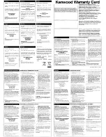 Предварительный просмотр 12 страницы Kenwood KAC-8405 Instruction Manual