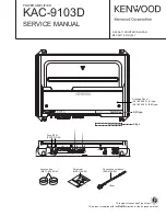 Предварительный просмотр 1 страницы Kenwood KAC-9103D Service Manual