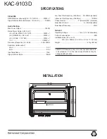 Предварительный просмотр 16 страницы Kenwood KAC-9103D Service Manual