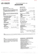 Предварительный просмотр 61 страницы Kenwood KAC-923 Service Manual