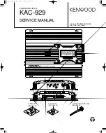 Предварительный просмотр 1 страницы Kenwood KAC-929 Service Manual