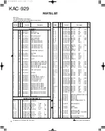 Предварительный просмотр 9 страницы Kenwood KAC-929 Service Manual