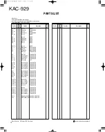 Предварительный просмотр 11 страницы Kenwood KAC-929 Service Manual