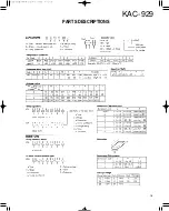 Предварительный просмотр 12 страницы Kenwood KAC-929 Service Manual