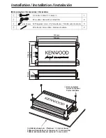 Предварительный просмотр 8 страницы Kenwood KAC-M1804 Instruction Manual