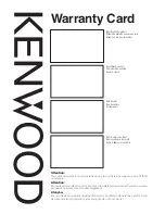 Предварительный просмотр 2 страницы Kenwood KAC-M3004 Instruction Manual