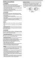 Предварительный просмотр 2 страницы Kenwood KAC-M5001 Instruction Manual