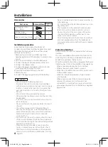 Предварительный просмотр 4 страницы Kenwood KAC-M615D Instruction Manual