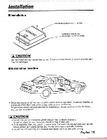 Предварительный просмотр 11 страницы Kenwood KAC-PS100 Instruction Manual