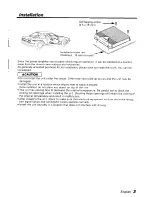 Предварительный просмотр 3 страницы Kenwood KAC-PS400M Instruction Manual