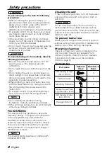 Предварительный просмотр 2 страницы Kenwood KAC-PS520 Instruction Manual