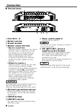 Предварительный просмотр 6 страницы Kenwood KAC-PS520 Instruction Manual