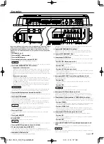 Preview for 21 page of Kenwood KAC-PS541 Instruction Manual