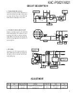 Предварительный просмотр 7 страницы Kenwood KAC-PS621 Service Manual