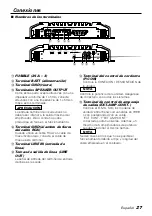 Предварительный просмотр 27 страницы Kenwood KAC-PS810D Instruction Manual