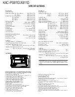 Предварительный просмотр 24 страницы Kenwood KAC-PS811D Service Manual