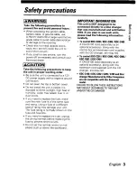 Preview for 3 page of Kenwood KAC-R51FP Instruction Manual